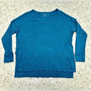 AMERICAN EAGLE Sweatshirt for Womens. Size Small, Color Teal Blue.